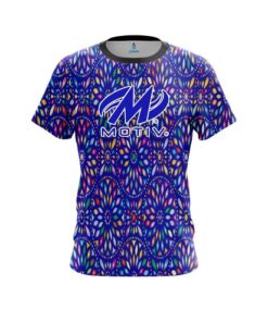 Motiv Kaleidoscope Blue CoolWick Bowling Jersey