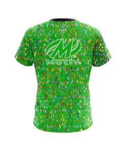 Alternative view of Motiv Kaleidoscope Lime CoolWick Bowling Jersey