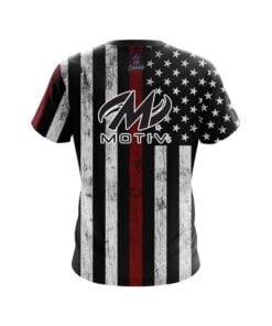 Alternative view of Motiv Red Line CoolWick Bowling Jersey