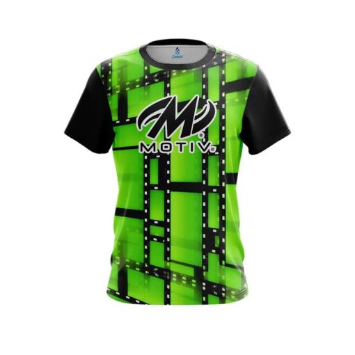 Motiv Movie Reel Green CoolWick Bowling Jersey