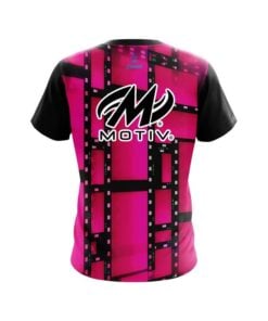 Alternative view of Motiv Movie Reel Pink CoolWick Bowling Jersey