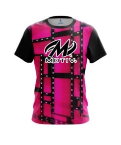Motiv Movie Reel Pink CoolWick Bowling Jersey