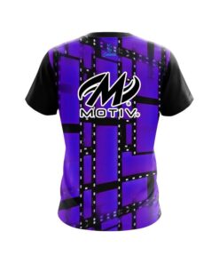 Alternative view of Motiv Movie Reel Purple CoolWick Bowling Jersey