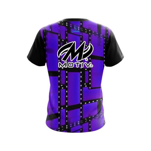 Motiv Movie Reel Purple CoolWick Bowling Jersey - Image 2