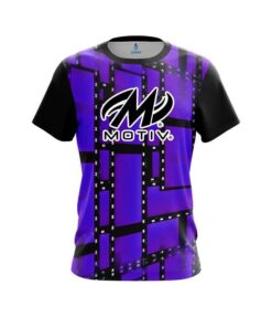Motiv Movie Reel Purple CoolWick Bowling Jersey