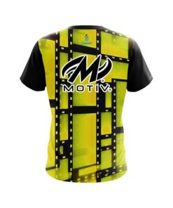 Alternative view of Motiv Movie Reel Yellow CoolWick Bowling Jersey