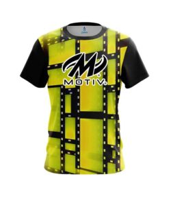 Motiv Movie Reel Yellow CoolWick Bowling Jersey