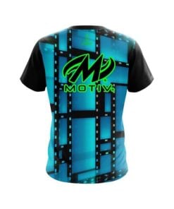Alternative view of Motiv Movie Reel Aqua CoolWick Bowling Jersey