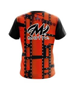 Alternative view of Motiv Movie Reel Orange CoolWick Bowling Jersey