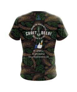 Alternative view of PBBT Hoppy Wheat  CoolWick Bowling Jersey