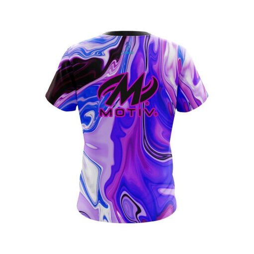 Motiv Paint Swirls CoolWick Bowling Jersey - Image 2