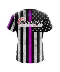 Alternative view of 900 Global Pink Line CoolWick Bowling Jersey