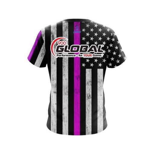 900 Global Pink Line CoolWick Bowling Jersey - Image 2
