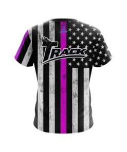 Alternative view of Track Pink Line CoolWick Bowling Jersey