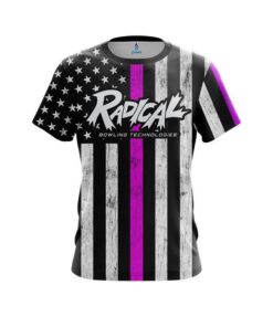 Radical Pink Line CoolWick Bowling Jersey
