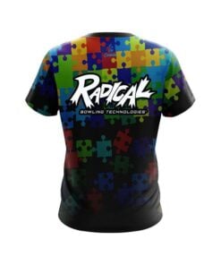 Alternative view of Radical Autism Awareness Be Kind CoolWick Bowling Jersey