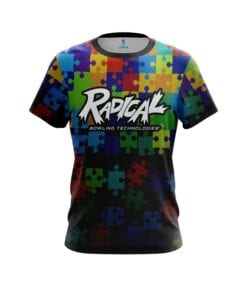 High 5 Gear Radical Dye-Sublimated Bowling Jersey New Crew Collar 