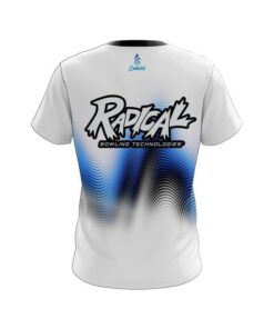 Alternative view of Radical Blue Print CoolWick Bowling Jersey