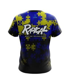 Alternative view of Radical Down Syndrome Awareness CoolWick Bowling Jersey