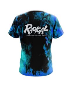 Alternative view of Radical Blue Flame CoolWick Bowling Jersey