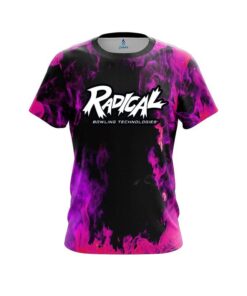 Radical Pink Flame CoolWick Bowling Jersey