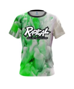 Radical Green Clouds CoolWick Bowling Jersey