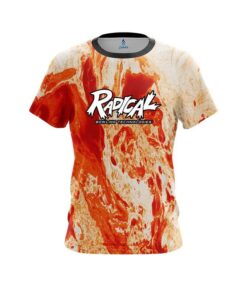 Radical Marble Orange CoolWick Bowling Jersey