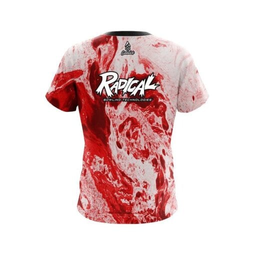 Radical Marble Red CoolWick Bowling Jersey - Image 2