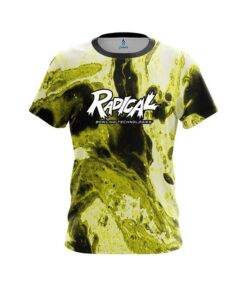 Radical Marble Yellow CoolWick Bowling Jersey