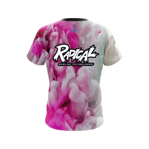 Radical  Pink Clouds CoolWick Bowling Jersey - Image 2