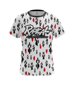 Radical Puppy Love White CoolWick Bowling Jersey