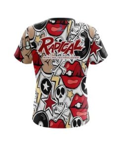 Alternative view of Radical Rock Star CoolWick Bowling Jersey