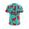 Roto Grip Aqua Red Cat CoolWick Bowling Jersey - Image 2