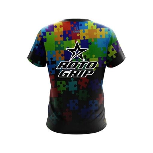 Roto Grip Autism Awareness Be Kind CoolWick Bowling Jersey - Image 2