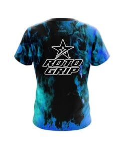 Alternative view of Roto Grip Blue Flame CoolWick Bowling Jersey