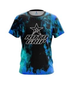 Roto Grip Blue Flame CoolWick Bowling Jersey