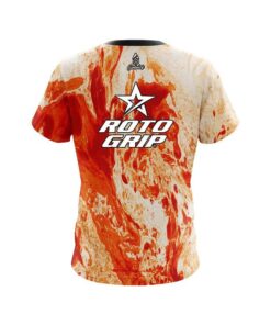 Alternative view of Roto Grip Marble Orange CoolWick Bowling Jersey