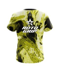 Alternative view of Roto Grip Marble Yellow CoolWick Bowling Jersey