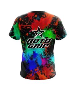 Alternative view of Roto Grip Paint Splatter CoolWick Bowling Jersey
