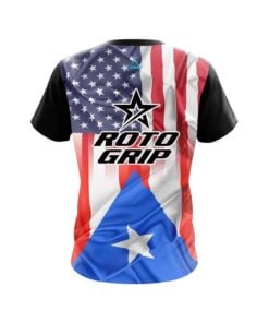 Alternative view of Roto Grip USA Puerto Rico Flag CoolWick Bowling Jersey