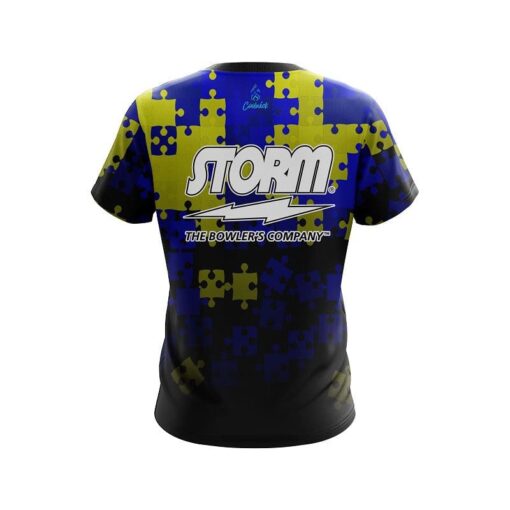 Storm Down Syndrome Awareness CoolWick Bowling Jersey - Image 2