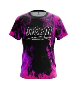 Storm Pink Flame CoolWick Bowling Jersey