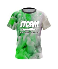 Storm Green Clouds CoolWick Bowling Jersey