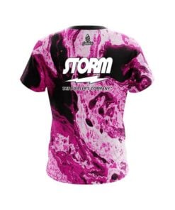 Alternative view of Storm Marble Pink CoolWick Bowling Jersey