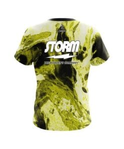 Alternative view of Storm Marble Yellow CoolWick Bowling Jersey