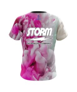 Alternative view of Storm Pink Clouds CoolWick Bowling Jersey