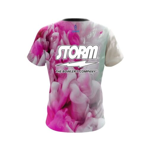 Storm Pink Clouds CoolWick Bowling Jersey - Image 2