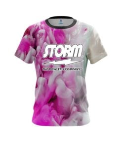Storm Pink Clouds CoolWick Bowling Jersey