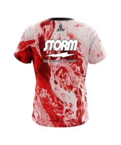 Alternative view of Storm Marble Red CoolWick Bowling Jersey