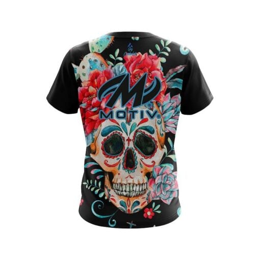 Motiv Sugar Skull CoolWick Bowling Jersey - Image 2